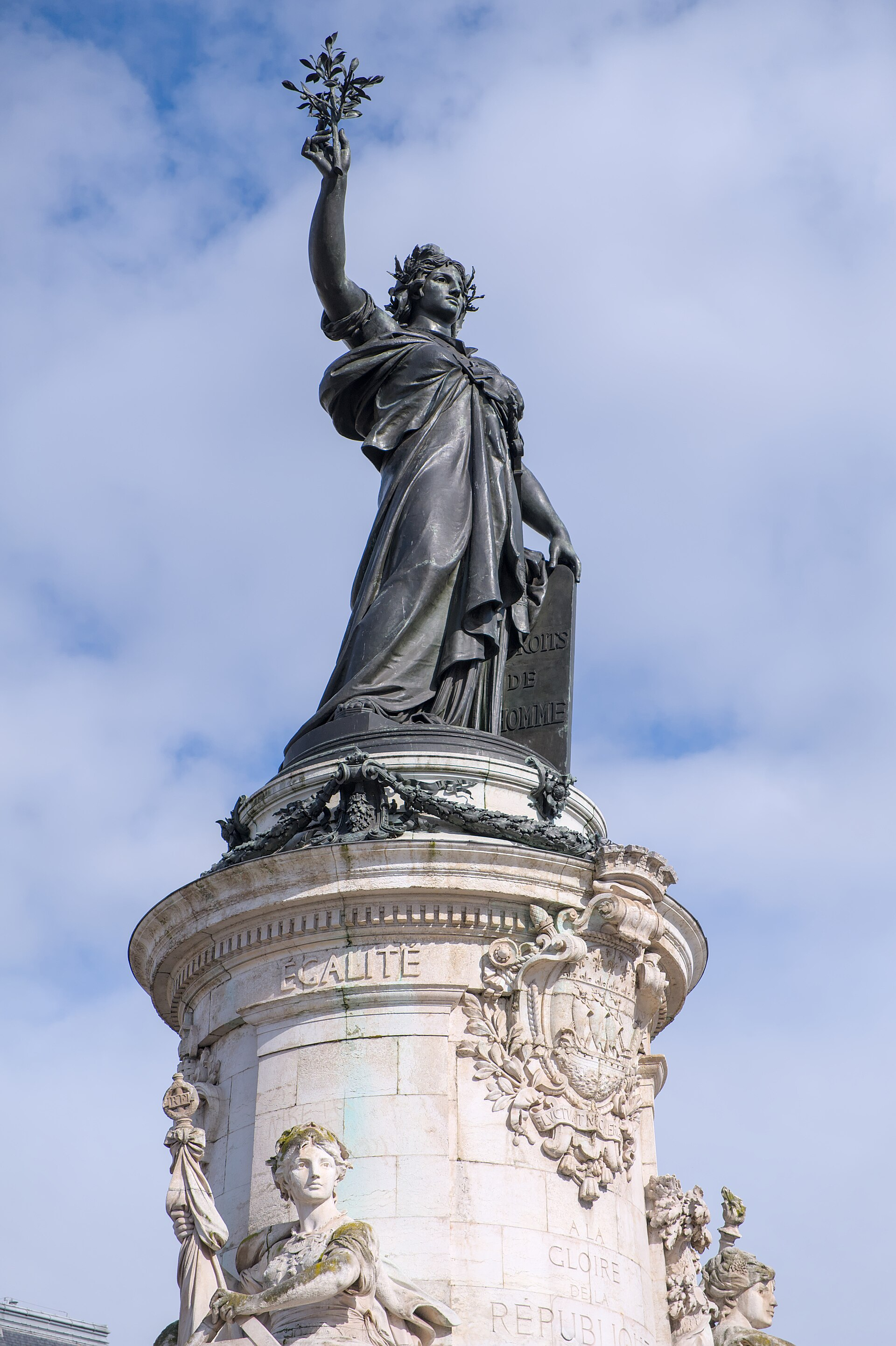Statue de la République at Place de la République in Paris