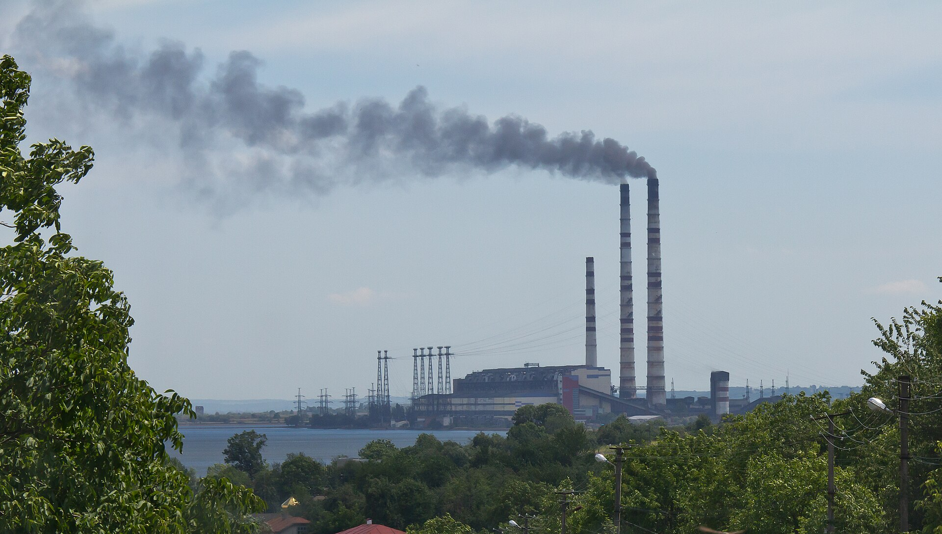 Power plant Burshtyn TES, Ivano-Frankivsk Oblast, Ukraine