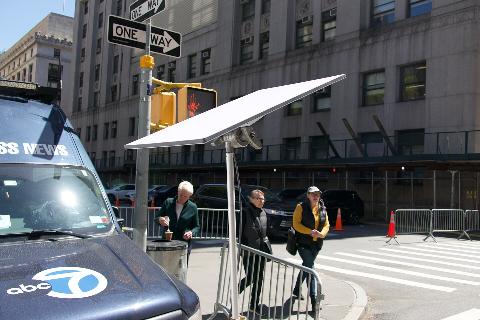 A Starlink satellite dish.